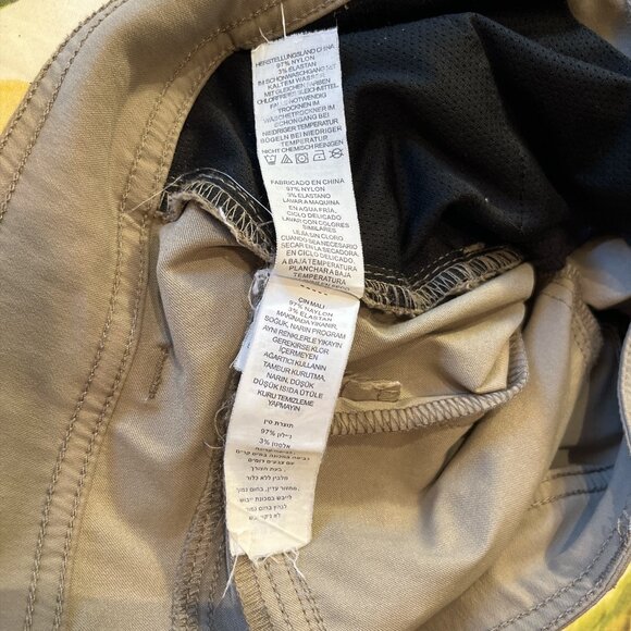 PRANA Pants Womens Sz 14 Convertible Draw String Pockets Outdoors Hiking - Picture 15 of 16